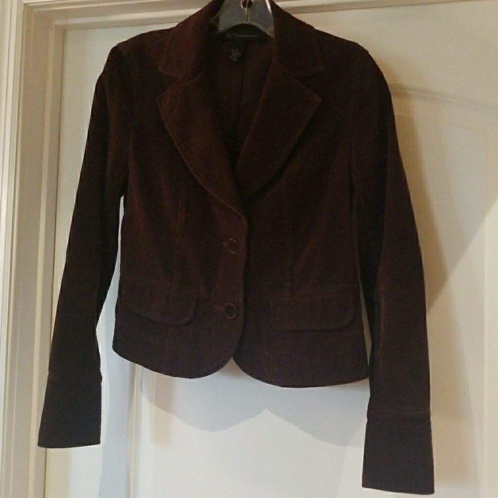 Dark brown corduroy blazer Excellent condition
